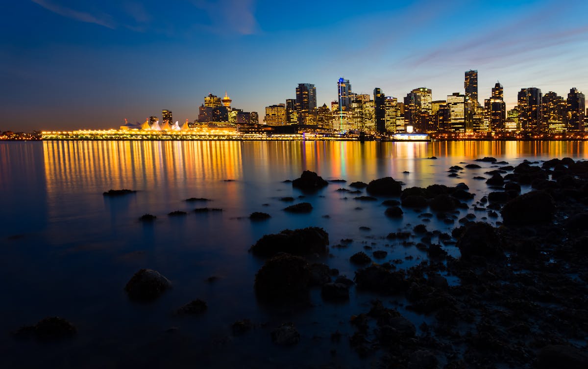 Vancouver, BC — downtown skyline from Coal Harbour